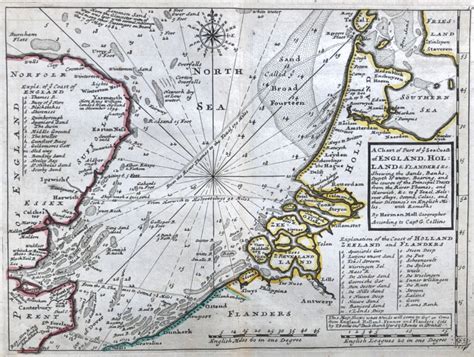 zeekaart holland verkocht prenten antiquariaat delfshaven