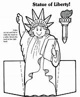 Coloring Pages Sculpture Getcolorings Liberty Statue sketch template