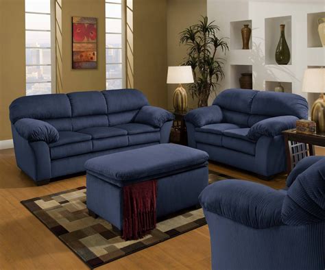 collection  dark blue sofas