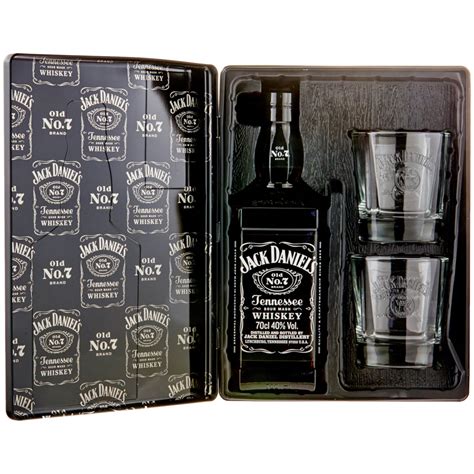 whiskey jack daniels avec  verres cl acheter  prix reduit coopch