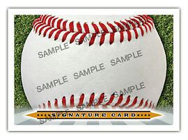 autograph card blank signature cards baseball theautographcardc