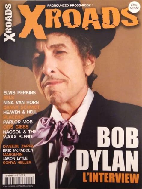 Crossroads Magazine Bob Dylan Bob Dylan Front Cover