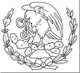Para Escudo Colorear Mexico México Coloring Pages La Nacional Arms Coat El Dibujo Dibujos Imagen Mexicano Con sketch template