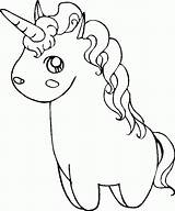 Coloring Baby Pages Unicorns Popular Unicorn sketch template