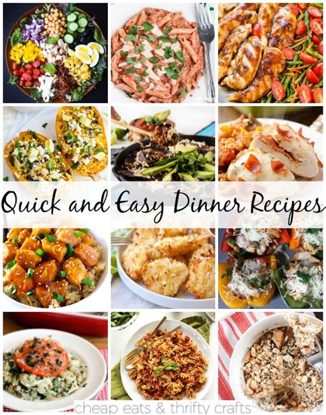 link love quick  easy dinner recipes   rainy day recipechatter