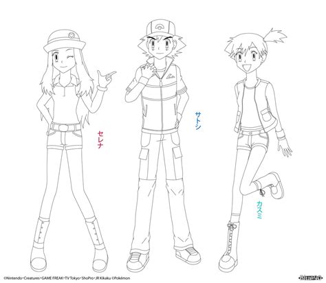mobileserena pokemon trainer coloring pages coloring pages