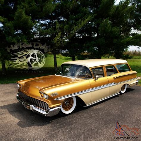 1958 Brookwood Bagged Custom Station Wagon Chevy Rat Rod