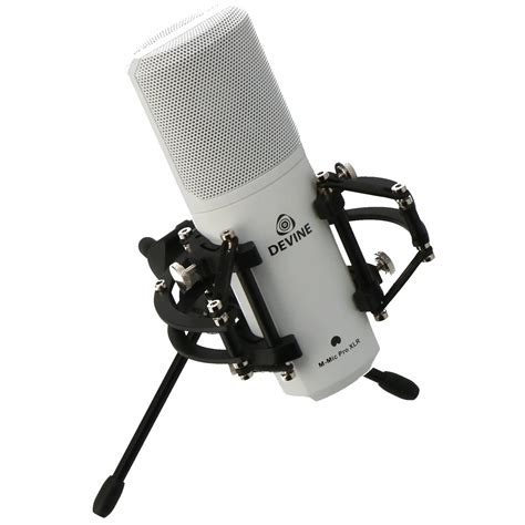 buy devine  mic pro xlr condenser microphone white  cheap  soundstorexl