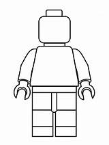 Lego Coloring Minifigure Pages Printable Figure Color Mini Sheet Colouring Template Blank Person Birthday Kids Drawing Printables Own Man Party sketch template