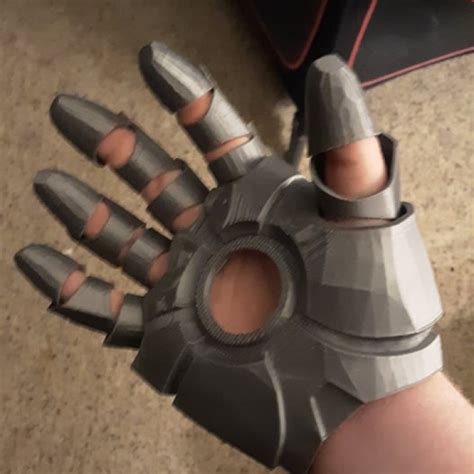 printable iron man gloves  justin hazenstab