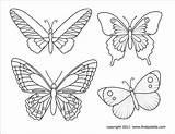 Printable Outline Firstpalette Wings sketch template