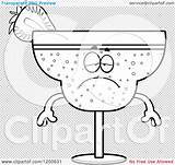 Daiquiri Strawberry Depressed Mascot Royalty Clipart Cartoon Vector Cory Thoman sketch template