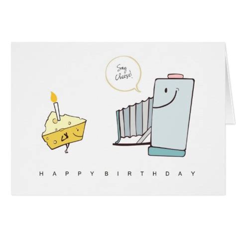 cheesy birthday card zazzle