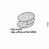 Matzah Clipart Seder Drawing Cliparts Order Children Library Pesach sketch template
