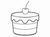 Cupcake sketch template