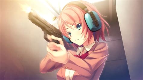 blue eyes game cg gun innocent bullet kanzaki sayaka oosaki shinya red