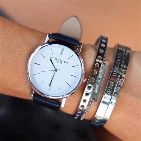 jewellery minimalistisch horloge zilver
