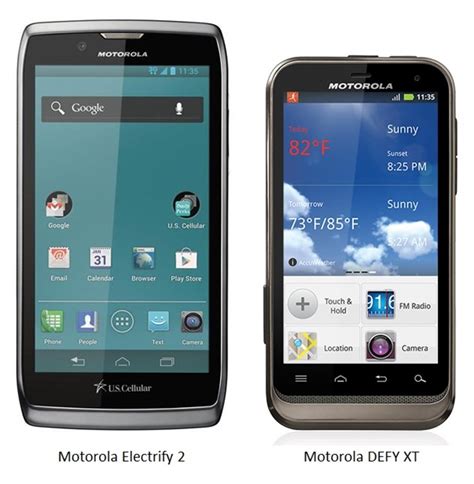 U S Cellular Unveils Motorola Electrify 2 Defy Xt Gadgetian