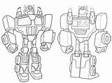 Bots Transformers Heatwave Optimus Prime Bot Infantiles Colouring sketch template