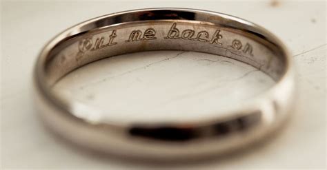 10 Cheeky Wedding Ring Engravings That Speak Volumes Huffpost