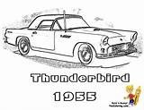 Thunderbird 1955 sketch template