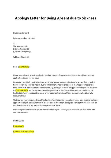sample letter  leave  absence due  covid