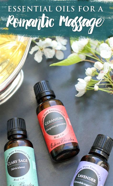 Essential Oils For A Romantic Massage Massage Oil Blends