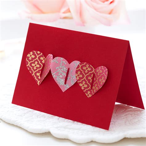 How To Make A Handmade Valentine S Card Homemade Pop Up Heart Card For