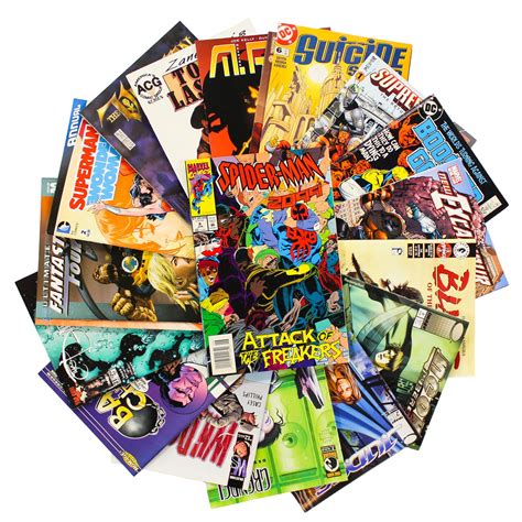buy comic book collection gift pack assorted marvel dc indy comic