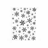 Embossing Folder Darice Snowflakes Joann Snowflake Inches sketch template