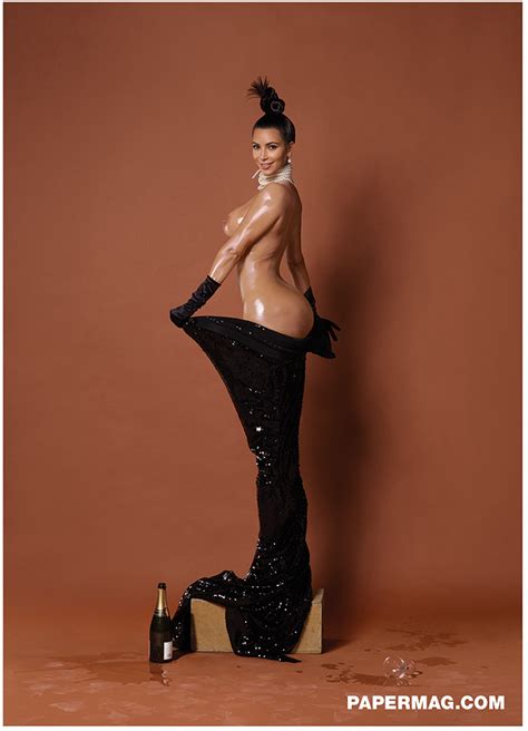 new kim kardashian hq nude pictures for paper magazine mycelebrity