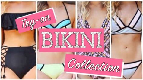 Try On Bikini Collection 2017 Youtube