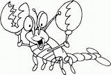 Colorat Desene Lobster Raki Kraby Homar Kolorowanki Planse Insecte Animale Wydrukowania sketch template