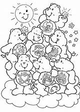 Care Bears Coloring Pages Bear Print Color Hellokids sketch template