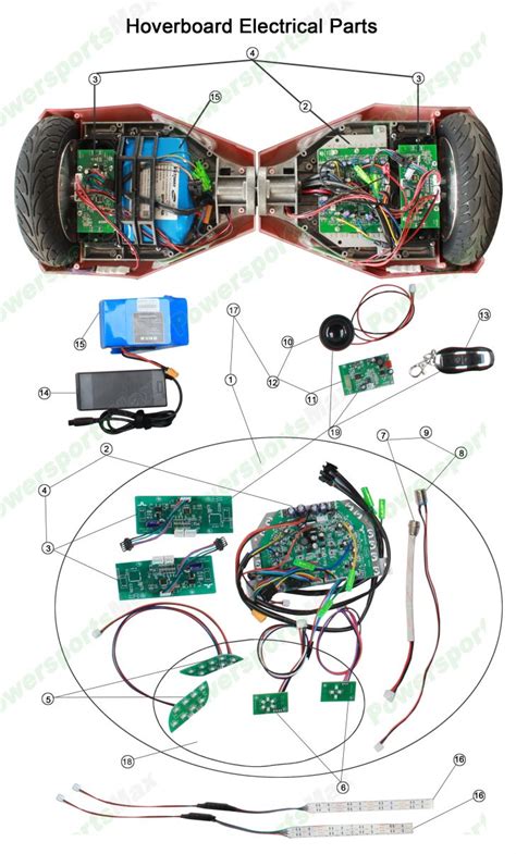 hover  hoverboard wiring diagram