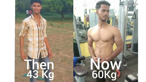 My Body 👣transformation 💪43 Kg To 60 Kg😎 Deep Shorts Weightgaining