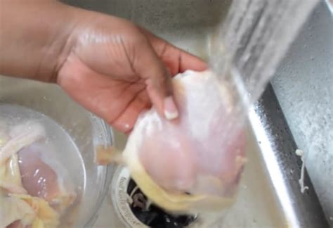 you need to wash raw chicken before preparing it true