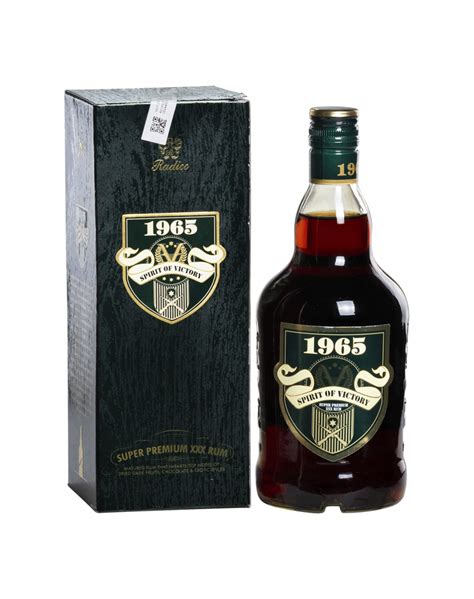 1965 Spirit Of Victory Super Premium Xxx Rum Gold Quality Award 2021