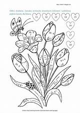 Kolorowanki Matematyczne Do Działania Obrazek Pokoloruj Pages świetna Zabawa Coloring Flower Pattern Flowers Dzieła Wszystkie Gdy Zgodnie Go Embroidery Visit sketch template