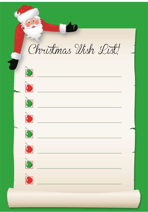 Letters To Santa And T Tags Free Christmas Wish List Printable By