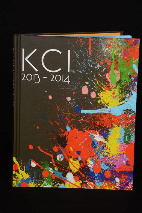 kci  kitcheners   yearbook cover awesome grafitti splatter