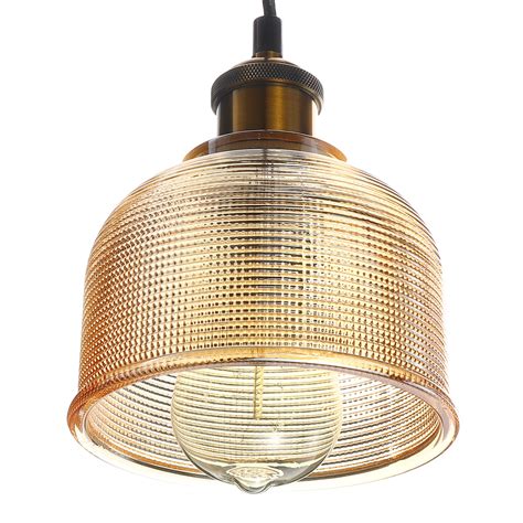 E27 Vintage Industrial Retro Loft Style Glass Ceiling Wall Lamp Shade