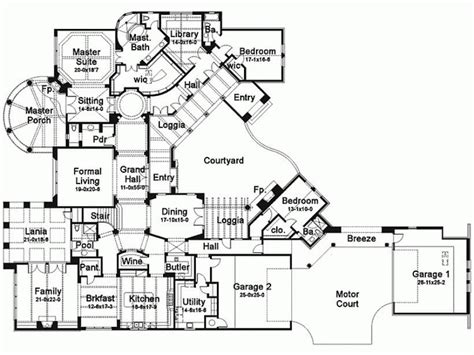 single story  bedroom house floor plans floorplansclick