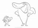 Sharko Zig Coloring Pages Laughing Xcolorings Popular Printable sketch template