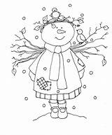 Dearie Digi Twig Freedeariedollsdigistamps Snowman Repost Stitches Bonhomme Olaf Ellen Mary Discover sketch template