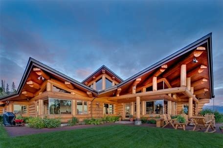 luxury homes details  sold alaskan log   finest