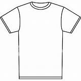 Shirt Blank Template Colouring Coloring Pages Clipart Az sketch template