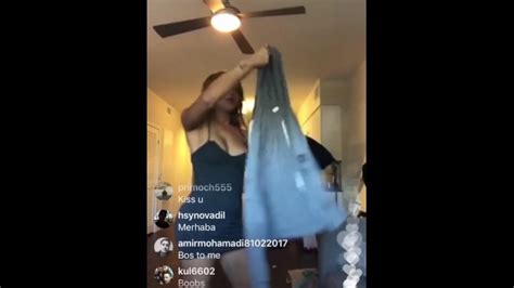 instagram live nip slip