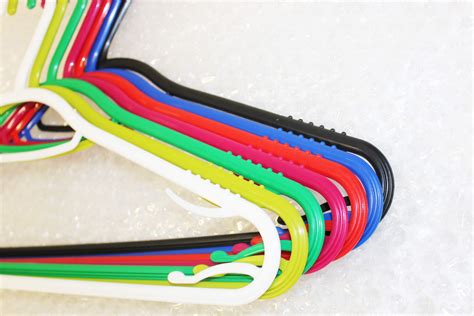 adult plastic coat hangers   slip shoulder trouser bar multi colors hangersrus