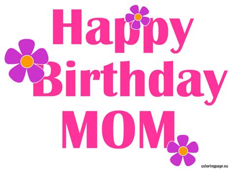 happy birthday mom   milk glass